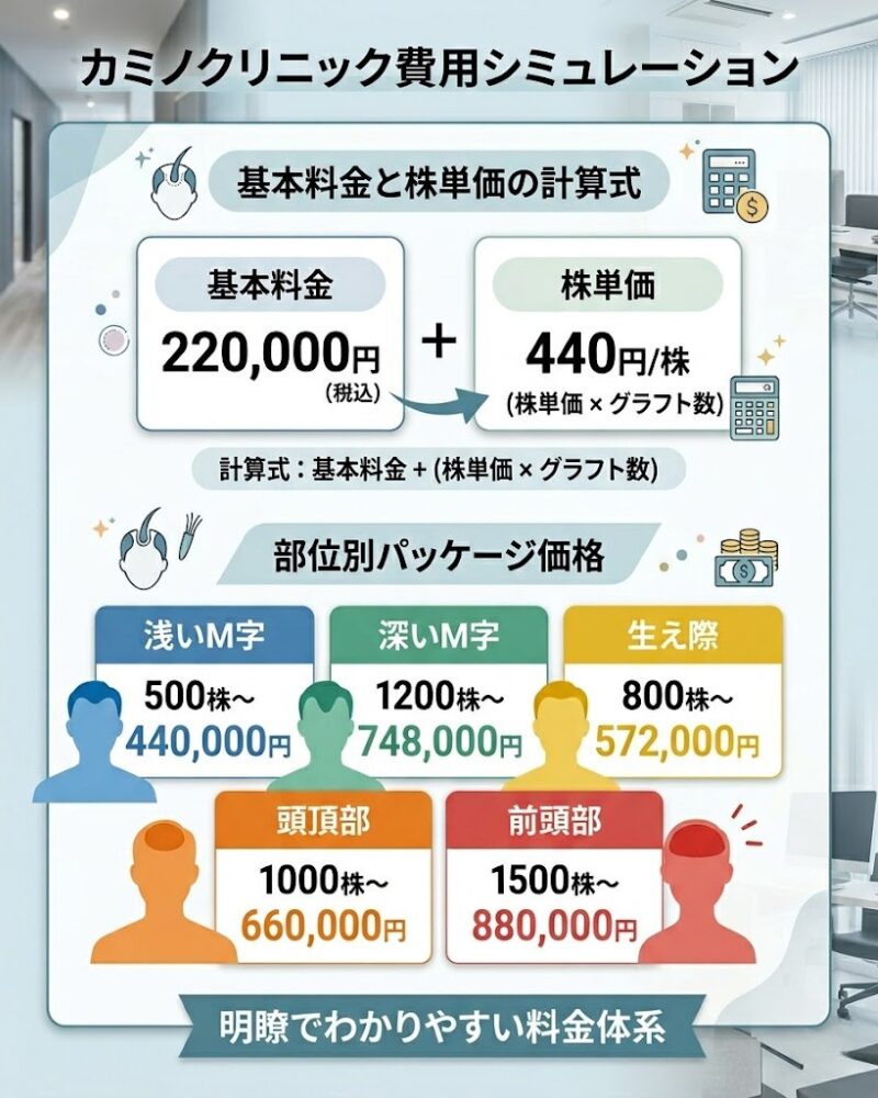 カミノクリニック_費用シミュレーション